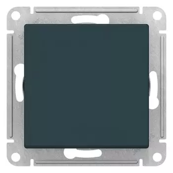 Выключатель Systeme Electric AtlasDesign одноклавишный встраиваемый изумруд (ATN000821)