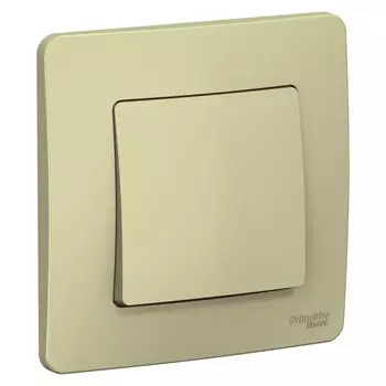 Выключатель Systeme Electric Blanca одноклавишный встраиваемый бежевый (BLNVS010107)