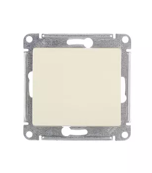 Выключатель Systeme Electric Glossa одноклавишный встраиваемый бежевый (GSL000211)