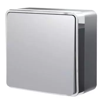 Выключатель Werkel Gallant одноклавишный накладной серебряный проходной (a052768)