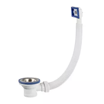 Выпуск для мойки VIRPlast 1 1/2х70 мм с переливом (30980642)