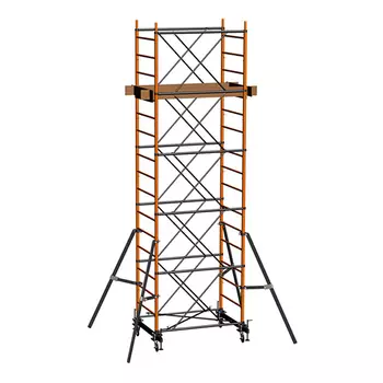 Вышка-тура 12,4 м (рабочая высота 13,4м) стальная