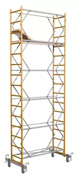 Вышка-тура 7,4 м (рабочая высота 8,4м) стальная