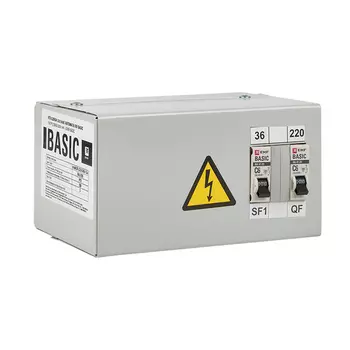 Ящик с понижающим трансформатором EKF Basic ЯТП однофазный 220 В 0,25 кВт напольный