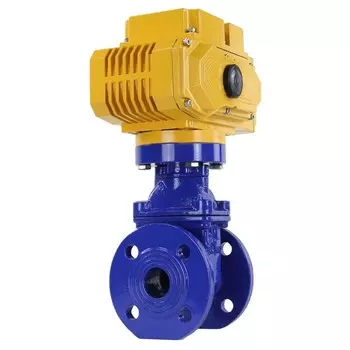 Задвижка клиновая фланцевая DN65 PN16 с электроприводом DN.ru (D040-00770)