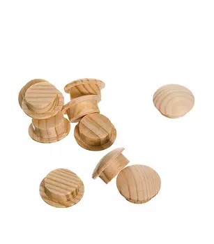 Заглушка d10 мм сосна (10 шт.)