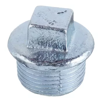 Заглушка Gebo Platinum (290-6V) 1 НР(ш) чугунная оцинкованная