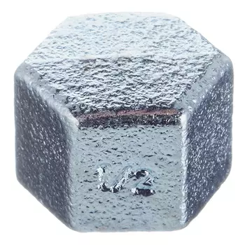 Заглушка Gebo Platinum (300-4V) 1/2 ВР(г) чугунная оцинкованная
