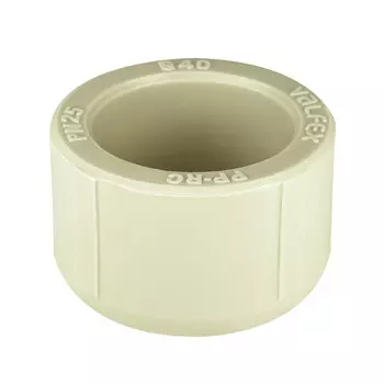 Заглушка полипропиленовая Valfex 40 мм серая (10162040Г)