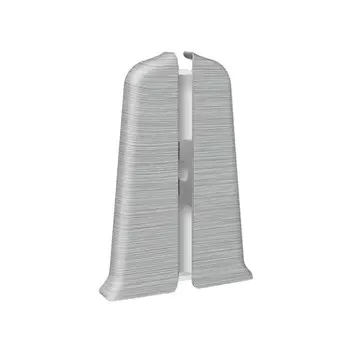 Заглушка торцевая Деконика 70 мм алюминий левая-правая Г-профиль (2 шт.)