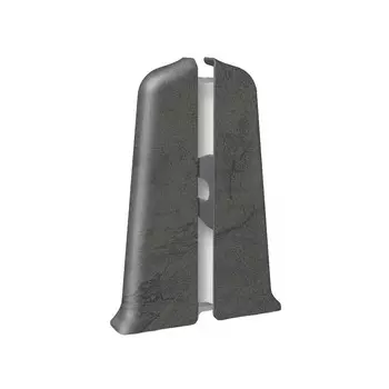 Заглушка торцевая Деконика 70 мм лофт серый левая-правая Г-профиль (2 шт.)