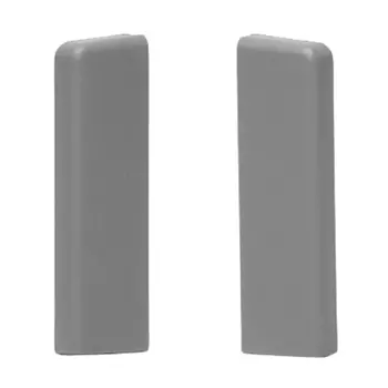 Заглушка торцевая ПВХ Salag 50 мм серый под ковролин (2 шт.)