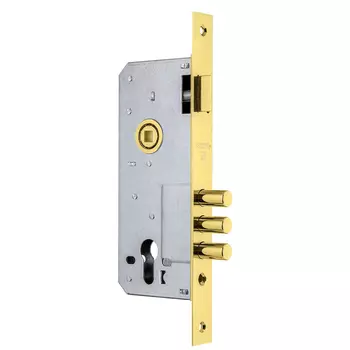 Замок врезной Fuaro 900C45.85.3MR для межкомнатной двери под цилиндр латунь