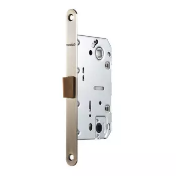 Замок врезной Fuaro PLASTP96WC-50 AB для межкомнатной двери под фиксатор бронза