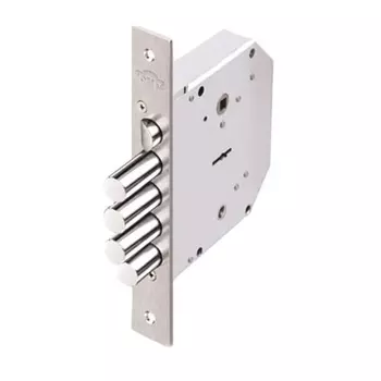 Замок врезной Эльбор 01.06.1941 Гранит для входной двери хром 5 ключей