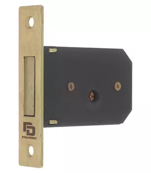 Замок врезной Palladium 0156F PB универсальный латунь 5 ключей