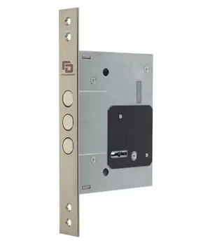 Замок врезной Palladium 0257L SN для входной двери никель 5 ключей