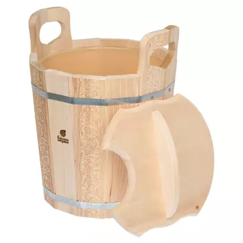 Запарник Банные штучки 14 л с крышкой (32695)