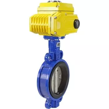 Затвор дисковый межфланцевый поворотный DN125 PN16 с электроприводом DN.ru (D050-02123)