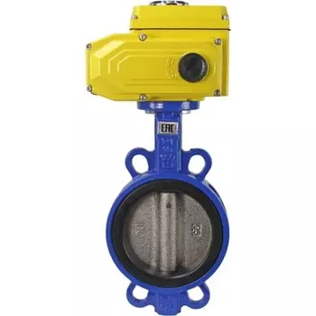 Затвор дисковый межфланцевый поворотный DN125 PN16 с электроприводом DN.ru (D050-02122)