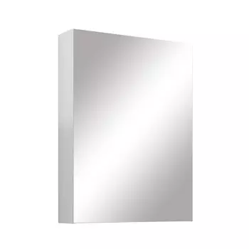 Зеркальный шкаф Comforty Сан-Луис 60х80х15 см подвесной белый матовый