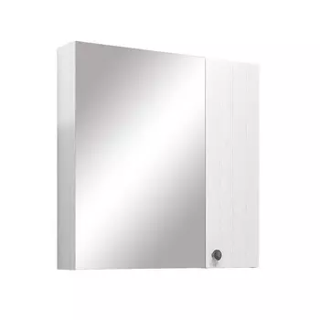 Зеркальный шкаф Comforty Сантьяго 80х80х15 см подвесной ясень беленый