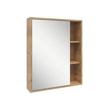 Зеркальный шкаф Sanstar Graffa 60х72,8х14,8 см подвесной дуб вотан