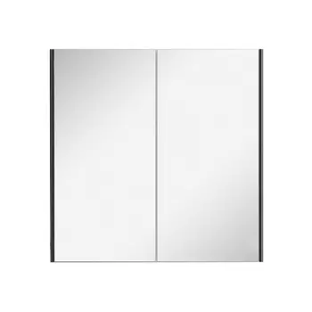 Зеркальный шкаф Velvex Klaufs 800 мм черный