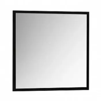 Зеркало 100х120 см в раме черной Belux Инфинити