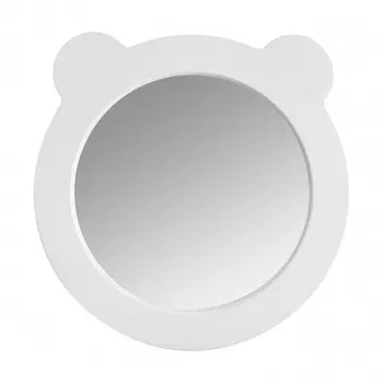 Зеркало фигурное мишка 48х48 см Акватон Каспер белое (1.A283.3.02C.RE2.0)