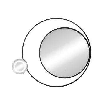 Зеркало настенное с подсветкой Andalucia 1170х1000 мм черное