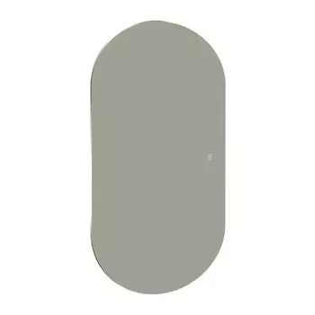 Зеркало с подсветкой овальное 60х120 см с сенсорным включением с подогревом Silver Mirrors Alana (LED-00003100)
