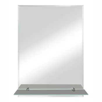 Зеркало с полкой прямоугольное 50х69 см Continent Corvo (В241)