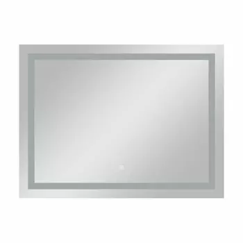 Зеркало с подсветкой прямоугольное 80х60 см с сенсорным включением Continent Valenca (ЗЛП2402)