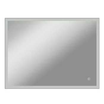 Зеркало с подсветкой прямоугольное 80х60 см с сенсорным включением Continent Faro (ЗЛП2422)