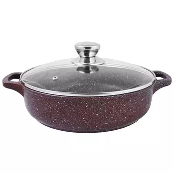 Жаровня Традиция Доломит 3,5 л алюминий с антипригарным покрытием с крышкой (60071603)