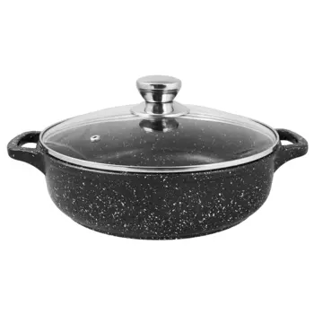 Жаровня Традиция Гранит 3,5 л алюминий с антипригарным покрытием с крышкой (60070028)