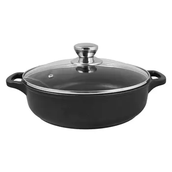 Жаровня Традиция Комфорт 3,5 л алюминий с антипригарным покрытием с крышкой (60070030)