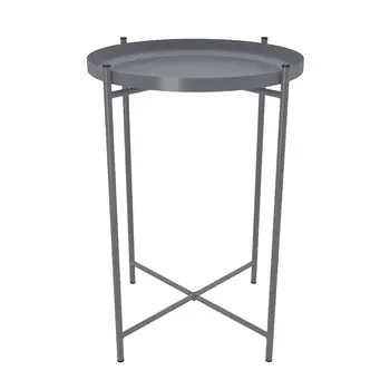 Журнальный столик круглый графит Sheffilton SHT-CT8