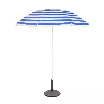 Зонт Green Glade синий/белый 202 см солнцезащитный (A0014)