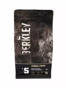Berkley сухой корм с ягненком с рисом для взрослых собак (600 г)