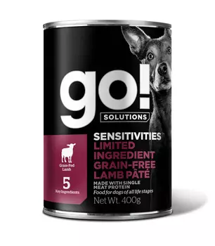 беззерновые с ягненком для собак с чувствительным пищеварением (400 г)