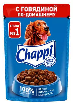 Консервы, паучи Chappi