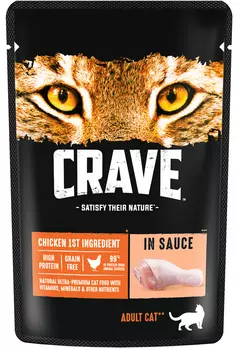 Консервы, паучи Crave