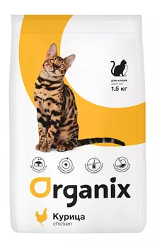 ORGANIX сухой корм для кошек, с курочкой (18 кг)