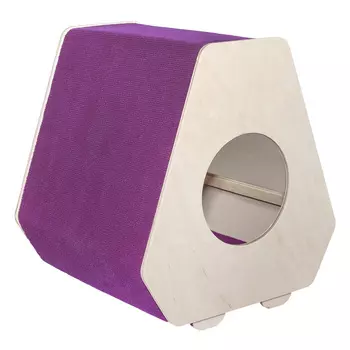 Домик-когтеточка "Отис", фиолетовый (4,5 кг)