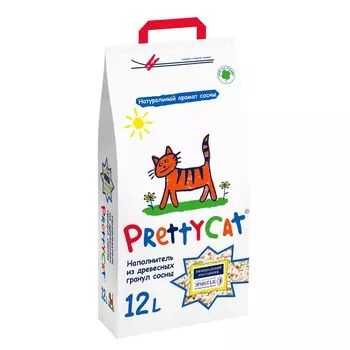 Pretty Cat древесный наполнитель (20 кг)