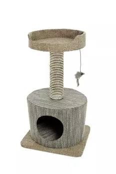 Игровой комплекс-когтеточка "Кошачий дозор" 40X40X72 см (7,6 кг)
