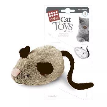 GiGwi игрушка "Мышь" интерактивная (65 г)