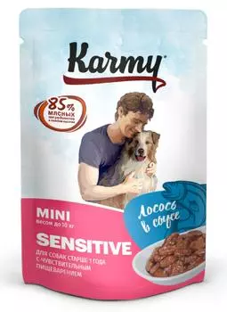 Консервы, паучи Karmy (влажный корм)